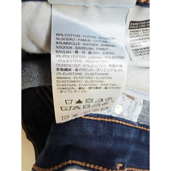 Levi's Size 32X31 Womens Curvy Boot Blue Denim 5 Pocket Logo Tag Jeans - Picture 9 of 14